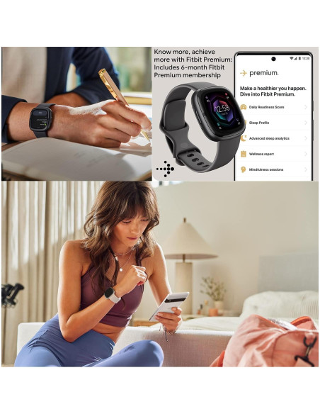Fitbit Sense 2 Reloj Inteligente Salud y Fitness Gris