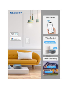 Interruptor Regulador Inteligente ELEGRP DTR30 Wi-Fi 10 Unidades 2