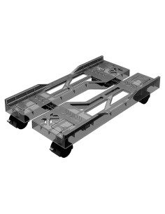 Soporte para CPU CABTE Ajustable con Ruedas 20-30 cm Gris