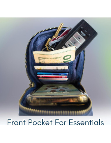 Bolsa de Agua Cruzada Solly and Rue | Lona Algodón Aislada