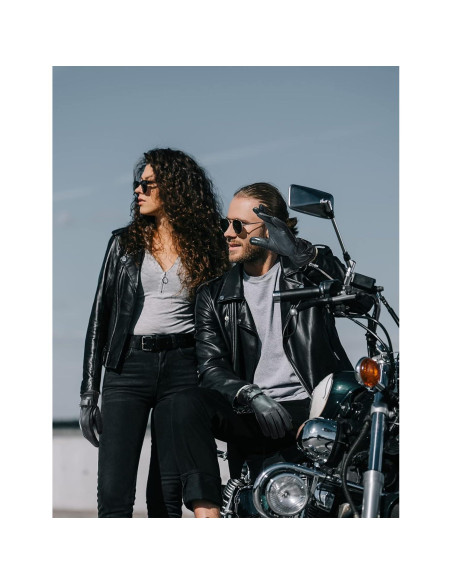 Guantes de Cuero KEMIMOTO Invierno Táctiles para Hombres y Mujeres