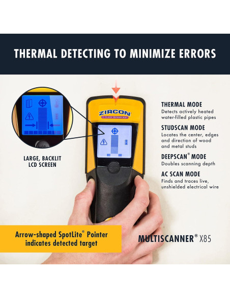 Zircon MultiScanner x85 Escáner Térmico y Detección Eléctrica
