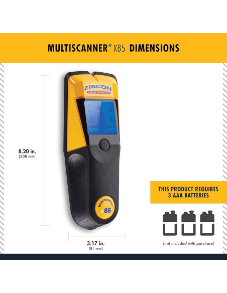 Zircon MultiScanner x85 Escáner Térmico y Detección Eléctrica