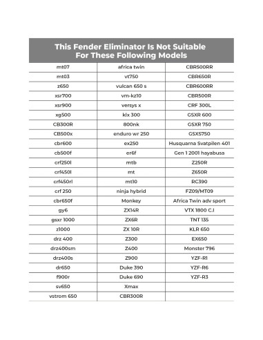 Soporte de Placa KEMIMOTO Aspire Ajuste Universal Negro