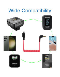 Cable USB C a TRS JCMOYUTY 3.5mm Audio Inalámbrico 2