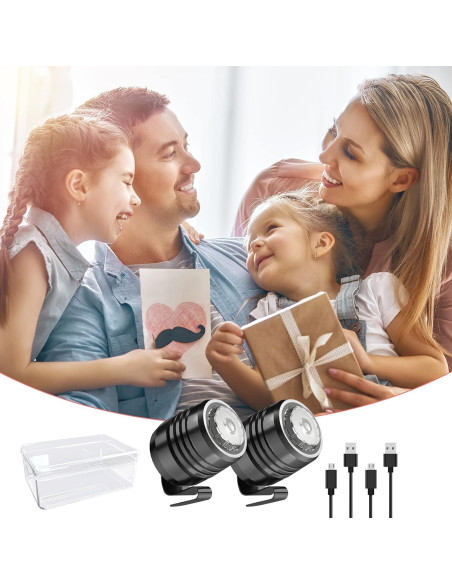 Faros Recargables AUKSKY para Zapatos Clog, Luz Ajustable