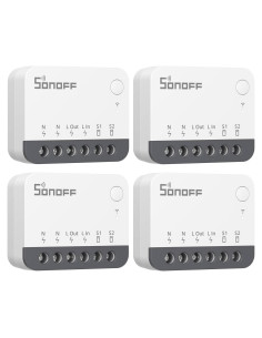 Interruptor Inteligente ZigBee SONOFF ZBMINIR2 Paquete de 4