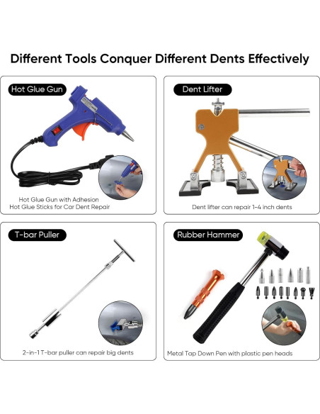 Extractor de Abolladuras Larlarsa Qipei-024 Kit Completo