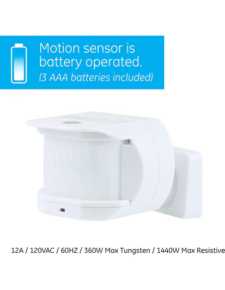 Control de Iluminación GE Inalámbrico con Sensor 12751
