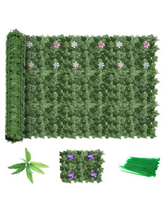 LIANTRAL Panel de Hiedra Artificial 2.71m 24 Piezas