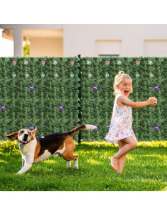 LIANTRAL Panel de Hiedra Artificial 2.71m 24 Piezas 2