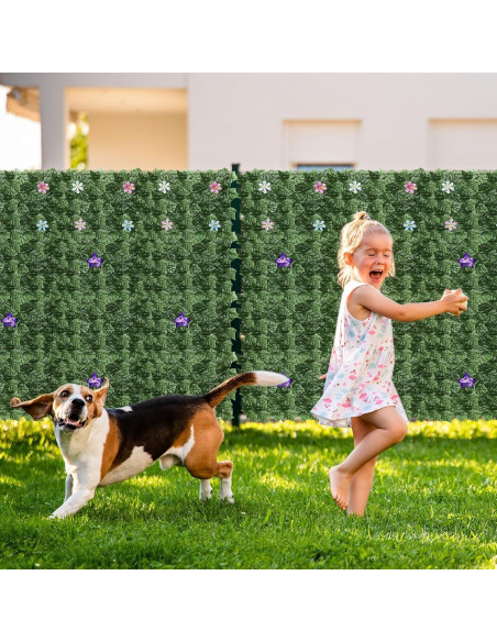 LIANTRAL Panel de Hiedra Artificial 2.71m 24 Piezas