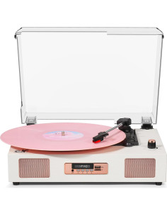 Reproductor de Vinilo Bluetooth DANFI AUDIO TE-2017 3 Velocidades 2