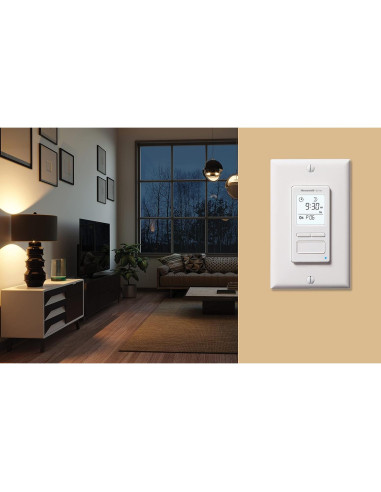 Interruptor Programable Solar Honeywell Home RPLS740B 7 Días