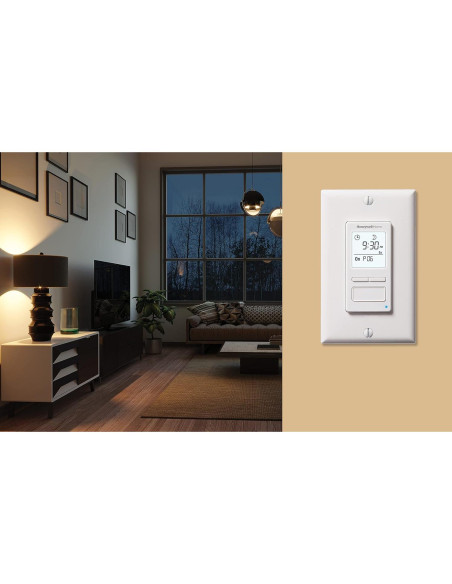 Interruptor Programable Solar Honeywell Home RPLS740B 7 Días
