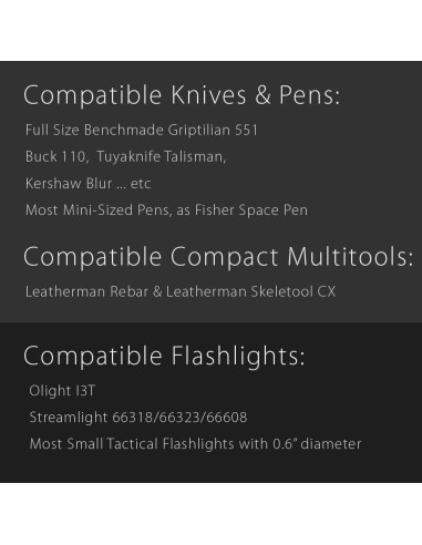 Funda de Cuero Diodrio para Cuchillo EDC Castaño 11.43 cm