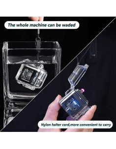 Encendedor Eléctrico RSBYE a Prueba de Viento Recargable USB 2