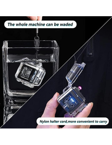 Encendedor Eléctrico RSBYE a Prueba de Viento Recargable USB