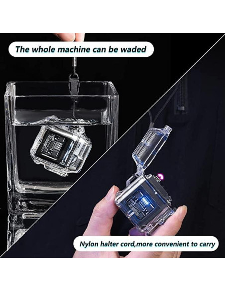 Encendedor Eléctrico RSBYE a Prueba de Viento Recargable USB