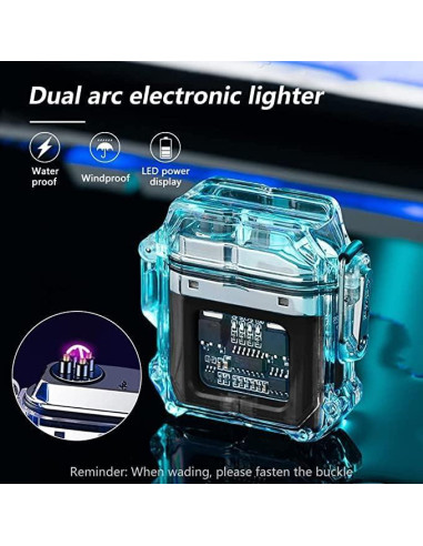 Encendedor Eléctrico RSBYE a Prueba de Viento Recargable USB