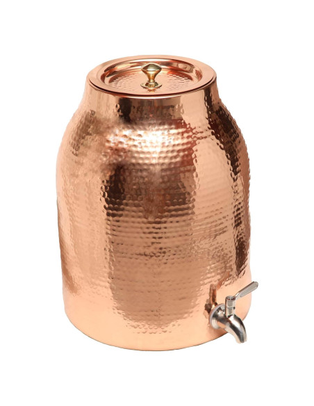 Dispensador de Agua de Cobre Copper Mules 13 Litros Martillado