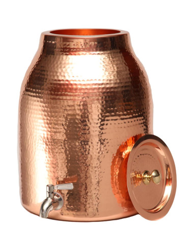 Dispensador de Agua de Cobre Copper Mules 13 Litros Martillado