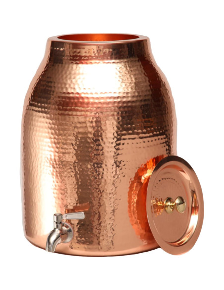 Dispensador de Agua de Cobre Copper Mules 13 Litros Martillado