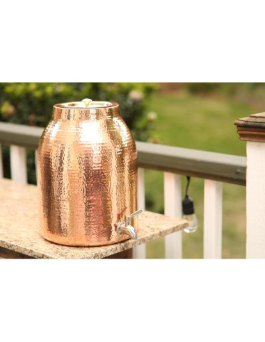 Dispensador de Agua de Cobre Copper Mules 13 Litros Martillado