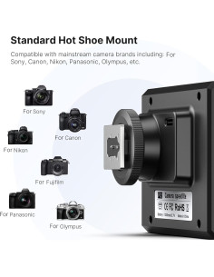 Flash Ulanzi LM20 Speedlite GN12 CCT 5600K para cámaras 2