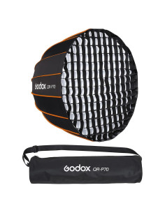 Godox Softbox Parabólico QR-P70 70 cm con Rejilla Panal