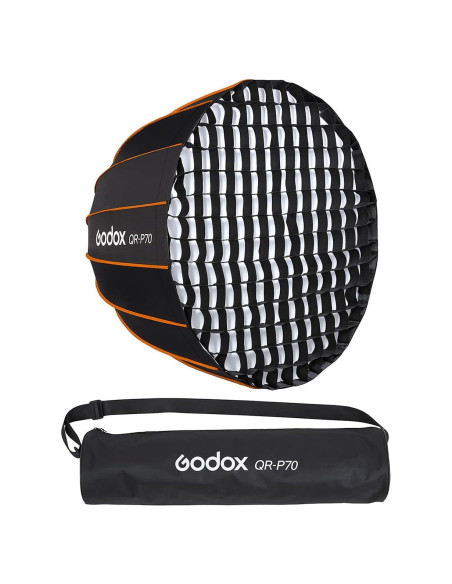 Godox Softbox Parabólico QR-P70 70 cm con Rejilla Panal