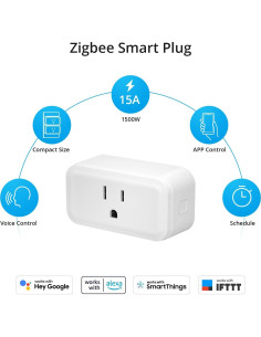Enchufe Inteligente Zigbee SONOFF S40 Lite 15A 1800W 2-Pack 2