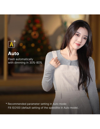 Flash Ulanzi LM20 Speedlite GN12 CCT 5600K para cámaras