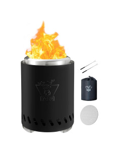 Hoguera de Mesa YEFU 1.31 kg, Estufa de Camping Negra