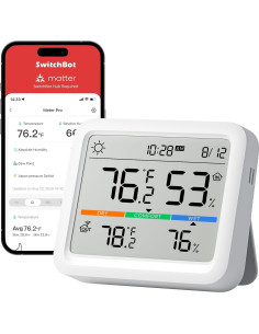 SwitchBot Medidor Pro Temperatura y Humedad Bluetooth 2