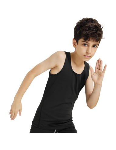 Camisetas de Compresión para Niños LANDUNSI 2 Pcs Tamaño 12