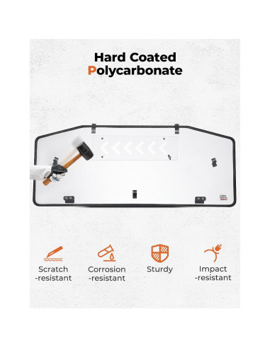 Parabrisas Trasero KEMIMOTO para Can Am Defender 2024