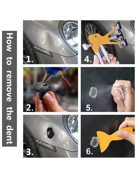 Kit de Herramientas para Reparación de Abolladuras Gliston 45 Piezas