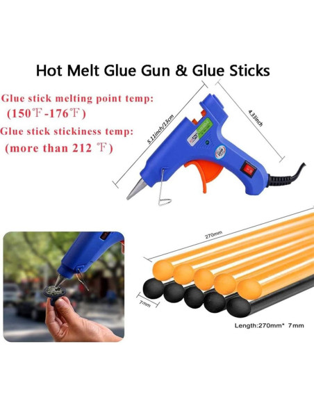 Kit de Herramientas para Reparación de Abolladuras Gliston 45 Piezas