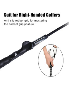 Bastón de Entrenamiento de Swing de Golf PGM - Ajustable 2