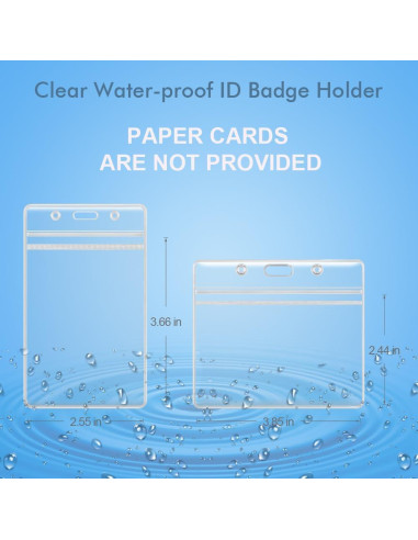 Mcyye 3 Sujetadores de Identificación Retráctiles con Clip