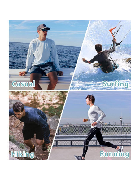 Sudadera con Capucha NORTHYARD UPF 50+ Verde Caqui XL