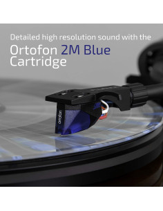 Tocadiscos Fluance RT84 Vinilo Ortofon 2M Blue Nogal 2