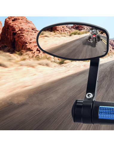 Espejo Retrovisor KEMIMOTO CNC Antideslumbrante 9.8x4.9cm