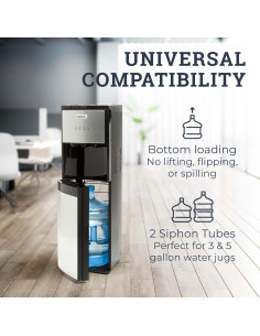 Dispensador de Agua Igloo Carga Inferior Acero Inoxidable 18.93L 2