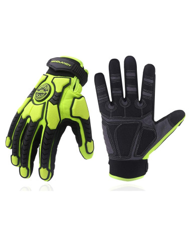 Guantes de Trabajo HLDD HANDLANDY Acolchados Antivibración