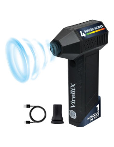 Soplador de Aire Virellix Turbo 150000 RPM Recargable