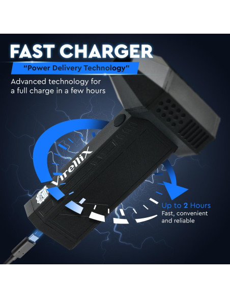 Soplador de Aire Virellix Turbo 150000 RPM Recargable