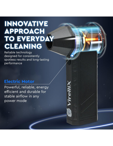 Soplador de Aire Virellix Turbo 150000 RPM Recargable