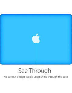 UESWILL Funda Dura Azul Aqua para MacBook Air 13" 2010-2017 2